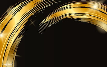 Gold wave abstract background illustration | Free stock vector - 564535