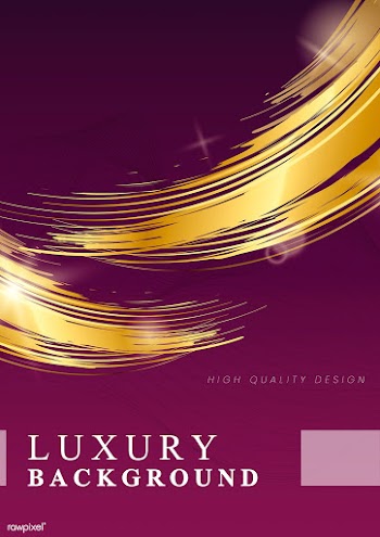 Gold wave abstract background illustration | Free stock vector - 564550