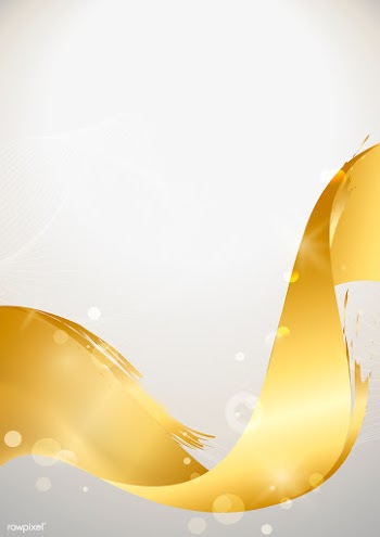 Gold wave abstract background illustration | Free stock vector - 564563