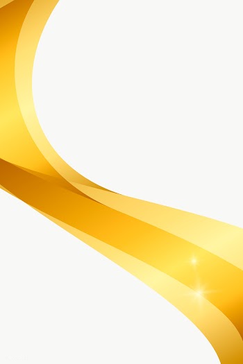 Gold wavy design element | Free  transparent png - 2282741