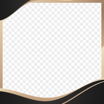 Gold wavy png frame background, | Free PNG - rawpixel