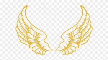 Gold Wings Clip Art - Angel Wings With Halo