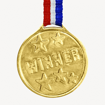 Gold winner medal, isolated object | Free PSD - rawpixel