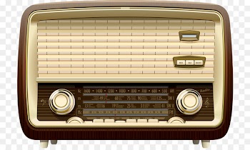 Golden Age of Radio AM broadcasting Illustration - Vintage Radio 
