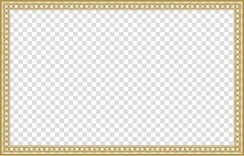 Golden Age of Radio Wedding invitation Graphic design, Gold Frame Border, brown frame illustration transparent background PNG clipart