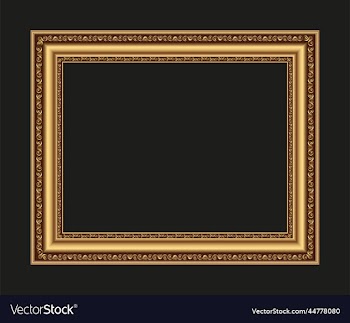 golden antique frame for your picture