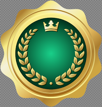 Golden Badge PNG Free Download