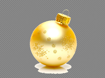 Golden Ball Transparent Image