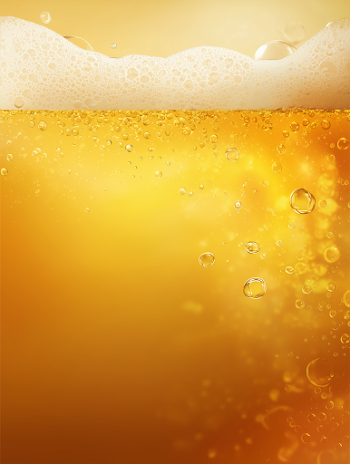 Golden Beer Background for Advertising