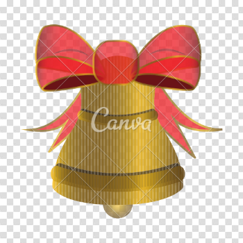 Golden Bell PNG High-Quality Image
