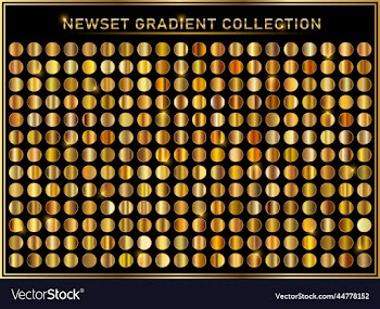 golden big set collection of gradients luxury