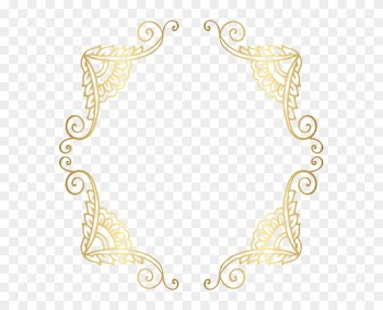 Golden Border Frame Png Clip Art Image - Gold Border Png