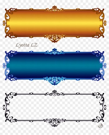 Golden Border Png - Png Border Design Gold
