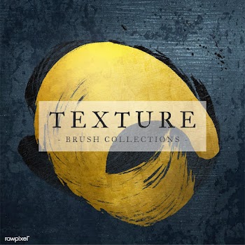 Golden brush stroke | Free stock vector - 680933