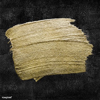 Golden brush stroke | Free stock vector - 681035