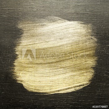 Golden brush stroke texture