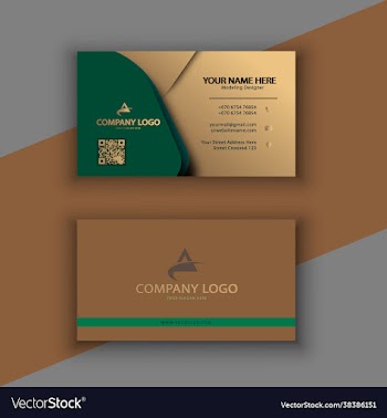 golden business card free