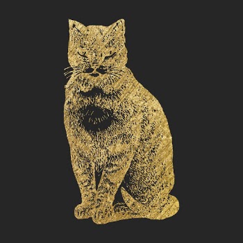 Golden cat clipart, animal vintage | Free Photo Illustration - rawpixel