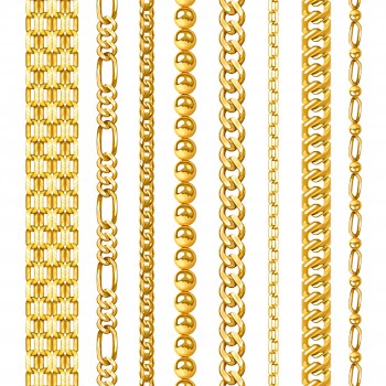 Golden chains set