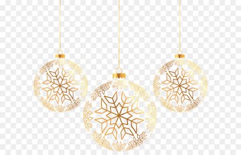 Golden Christmas Ball 