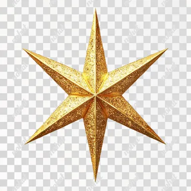 Golden Christmas Star: A Festive Icon