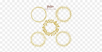 Golden Circle Wedding Frame, Golden Circle Wedding - Gold Circle Frame