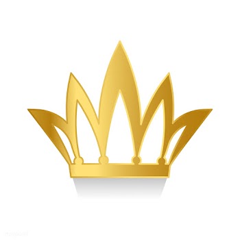 Golden crown on white background vector | Free stock vector - 489133