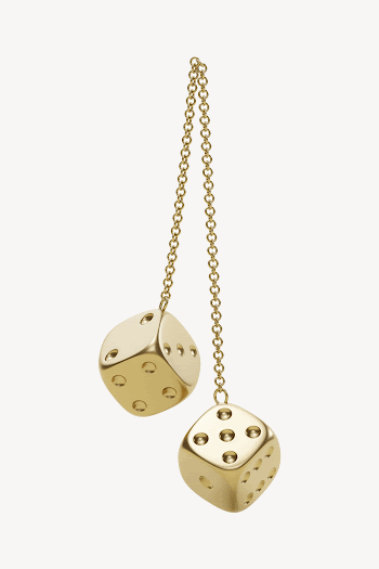 Golden dice & chain, 3D | Free Photo - rawpixel
