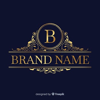 Golden elegant logo template Free Vector