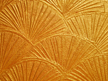 Golden Embossed Wall Texture with Radiant Patterns