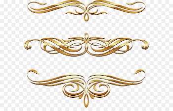 Golden European pattern 