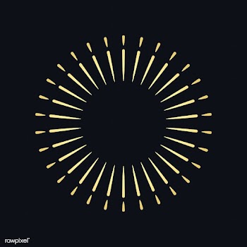 Golden firework explosion element vector | Free stock vector - 532891