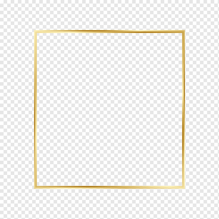 Golden flare frame, gold-colored frame, frame, angle, white png