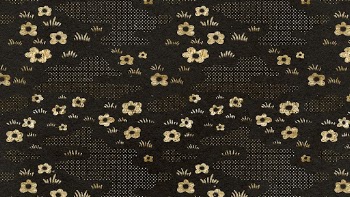 Golden flower pattern HD wallpaper, | Free Photo - rawpixel
