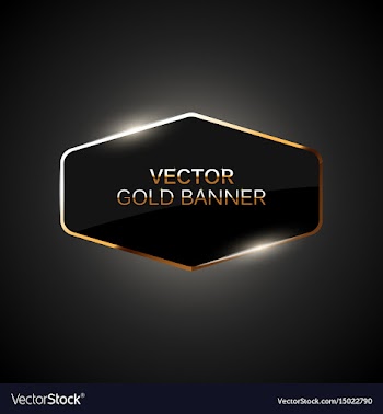 golden frame banner