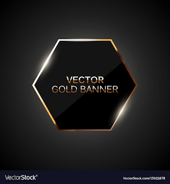 golden frame banner