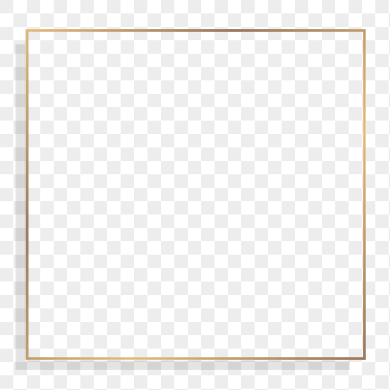 Golden frame png sticker, transparent | Free PNG - rawpixel