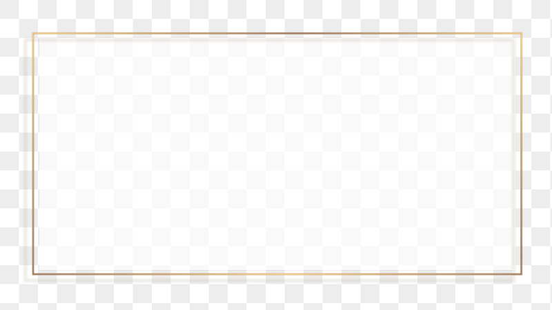 Golden frame png sticker, transparent | Free PNG - rawpixel