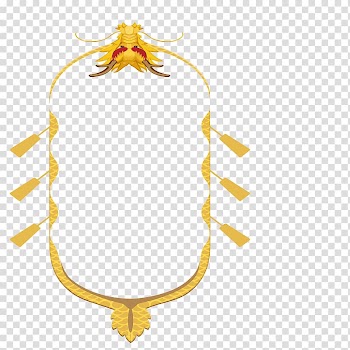 , Golden frame transparent background PNG clipart