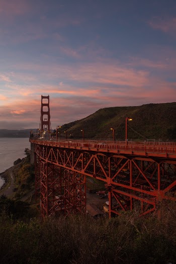 Golden Gate Bridge during sunrise
Please tag my Instagram @stoogepix :)

