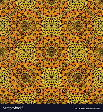 Golden geometrical bohemian abstract floral vector image