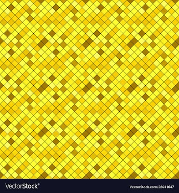 Golden geometrical diagonal square pattern vector image