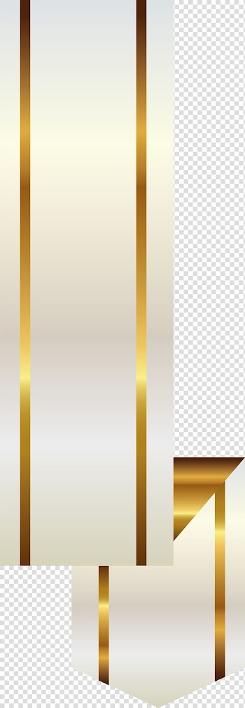 Golden glitter banner banner transparent background PNG clipart