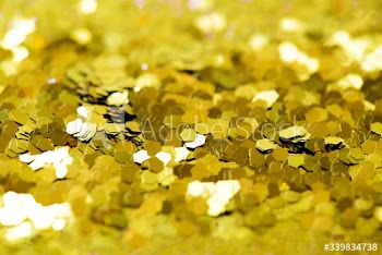 Golden glitter textured background abstract