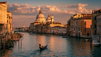 Golden Hour at Santa Maria della Salute, Venice