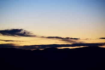 golden hour photo of sky