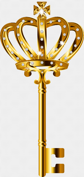 Golden Key PNG Pic