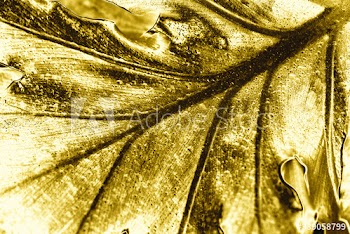 Golden leaf background