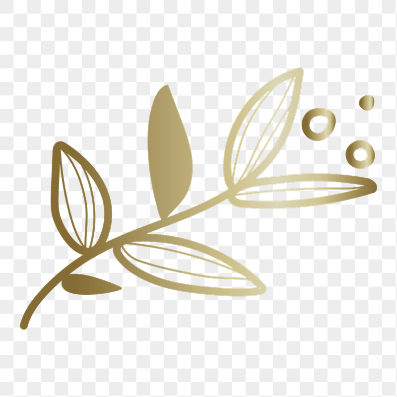 Golden leaf png doodle sticker, | Free PNG - rawpixel
