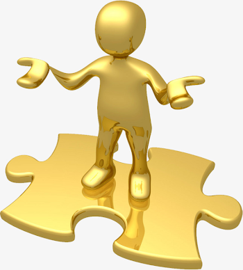 Golden Little Gold Man, Man Clipart, Cartoon, Hand Painted PNG ...